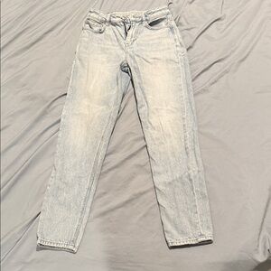 American Eagle Outfitters Light Wash Straight Leg Jeans